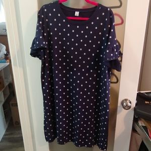 Old Navy Ruffle Sleeve Shirt Dress